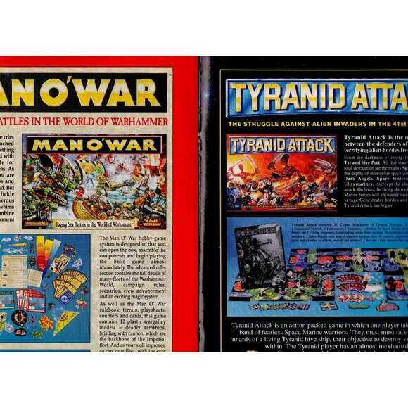 Games Workshop Catalog 1992 World of Hobby Games Warhammer Miniatures VG 1993 - Picture 5 of 10